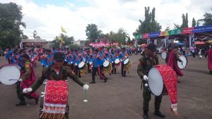 Deklarasi Pujo, Marching Band SGC Hibur Warga Lampura
