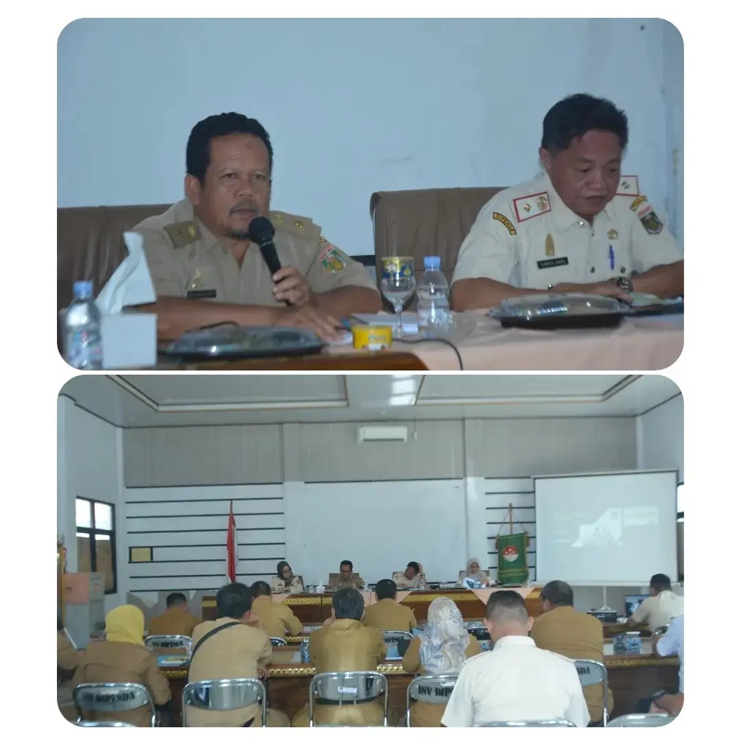 Pemkab Lamteng Gelar Rakor Evaluasi Pengelolaan PAD 2023