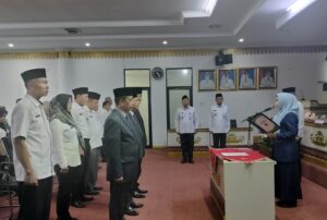 Bupati Tanggamus Lantik Pejabat Eselon II untuk Jabatan Tinggi Pratama