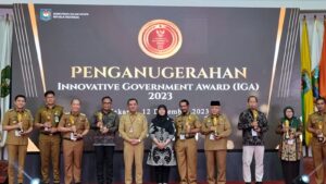 Pemkab Tanggamus Raih Penghargaan Inovation Goverment Award 2023