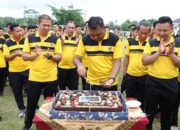 Polres Tulang Bawang Rayakan Ulang Tahun 29 Personelnya, AKBP James Sampaikan Pesan Ini