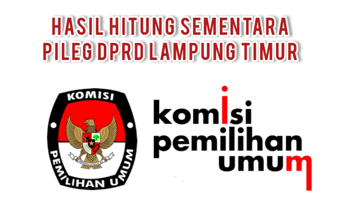Update Real Count KPU Pileg DPRD Lampung Timur