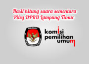 Update Real Count KPU Pileg DPRD Lampung Timur