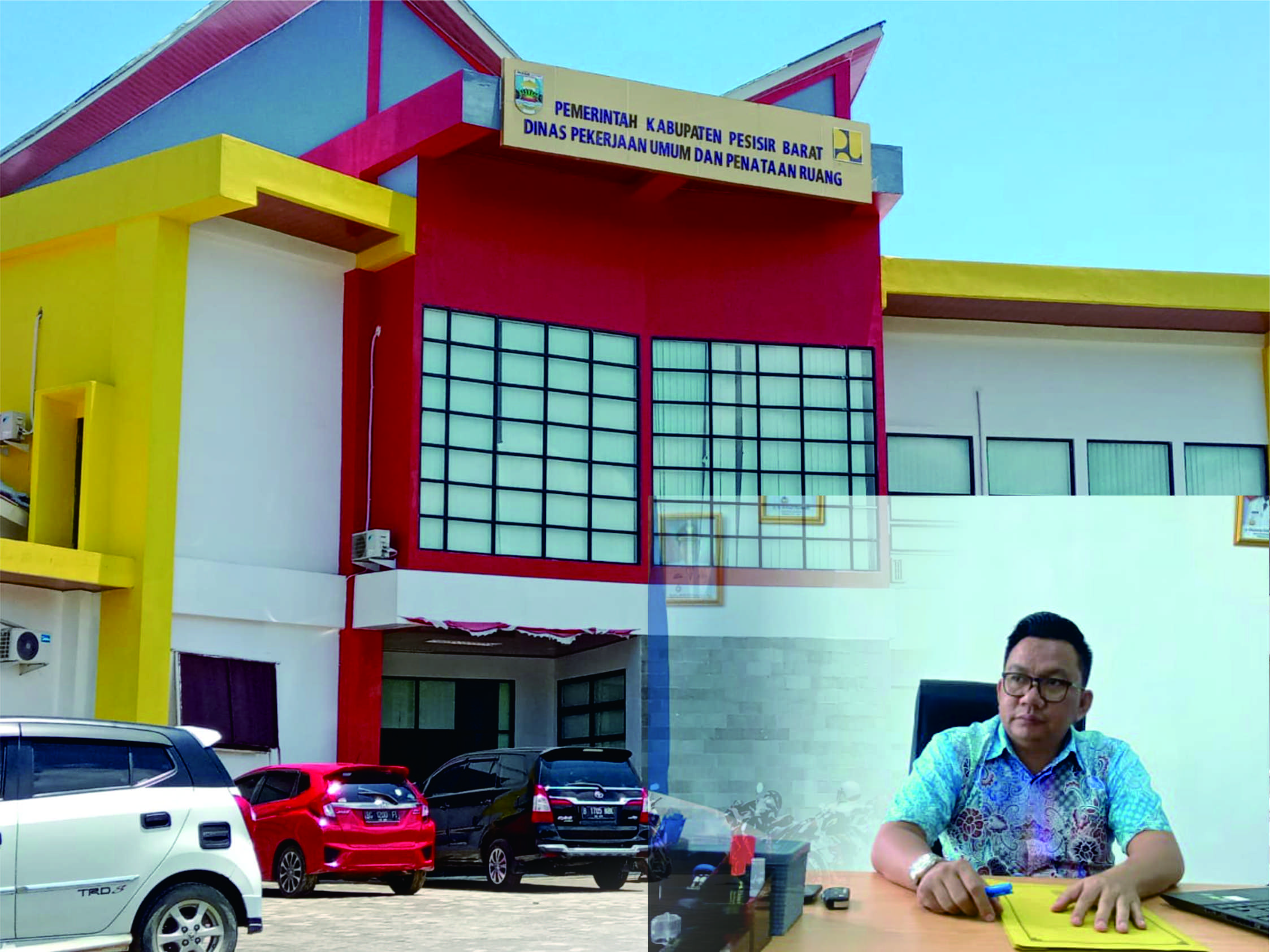 Plt. Kepala DPUPR Pesibar Tanwir, SE., MM. Ajak Media Kawal Pembangunan