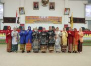 Ketua TP-PKK Lamteng Hadiri Paripurna HUT Lampung Tengah Ke-78
