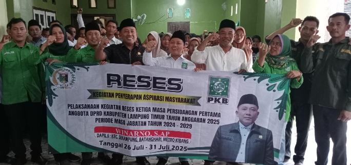 Foto: Winarno anggota DPRD Kabupaten Lampung Timur