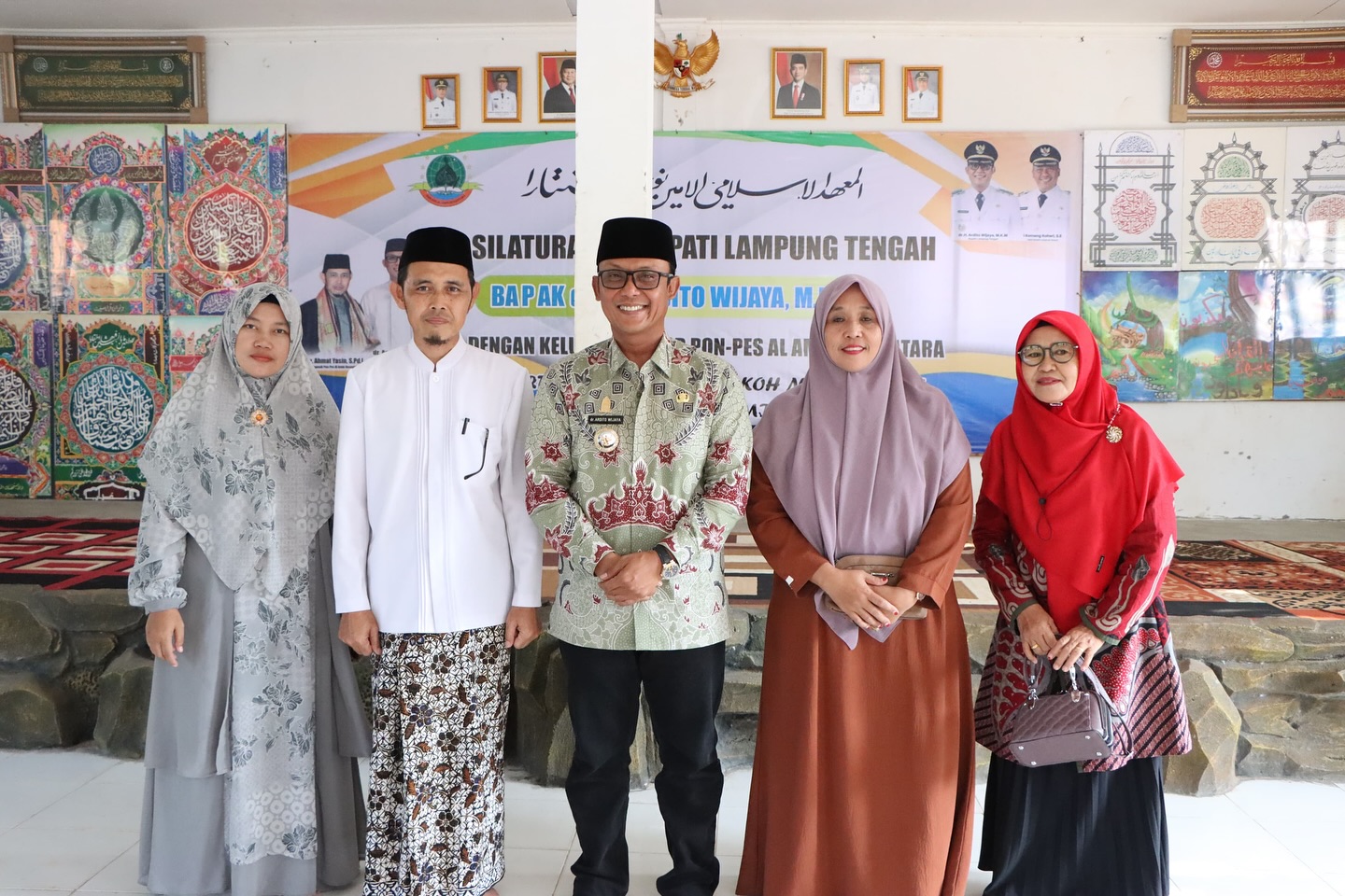 Bupati Lamteng Silaturahmi Bersama Keluarga Besar Ponpes Al-Amin Nusantara