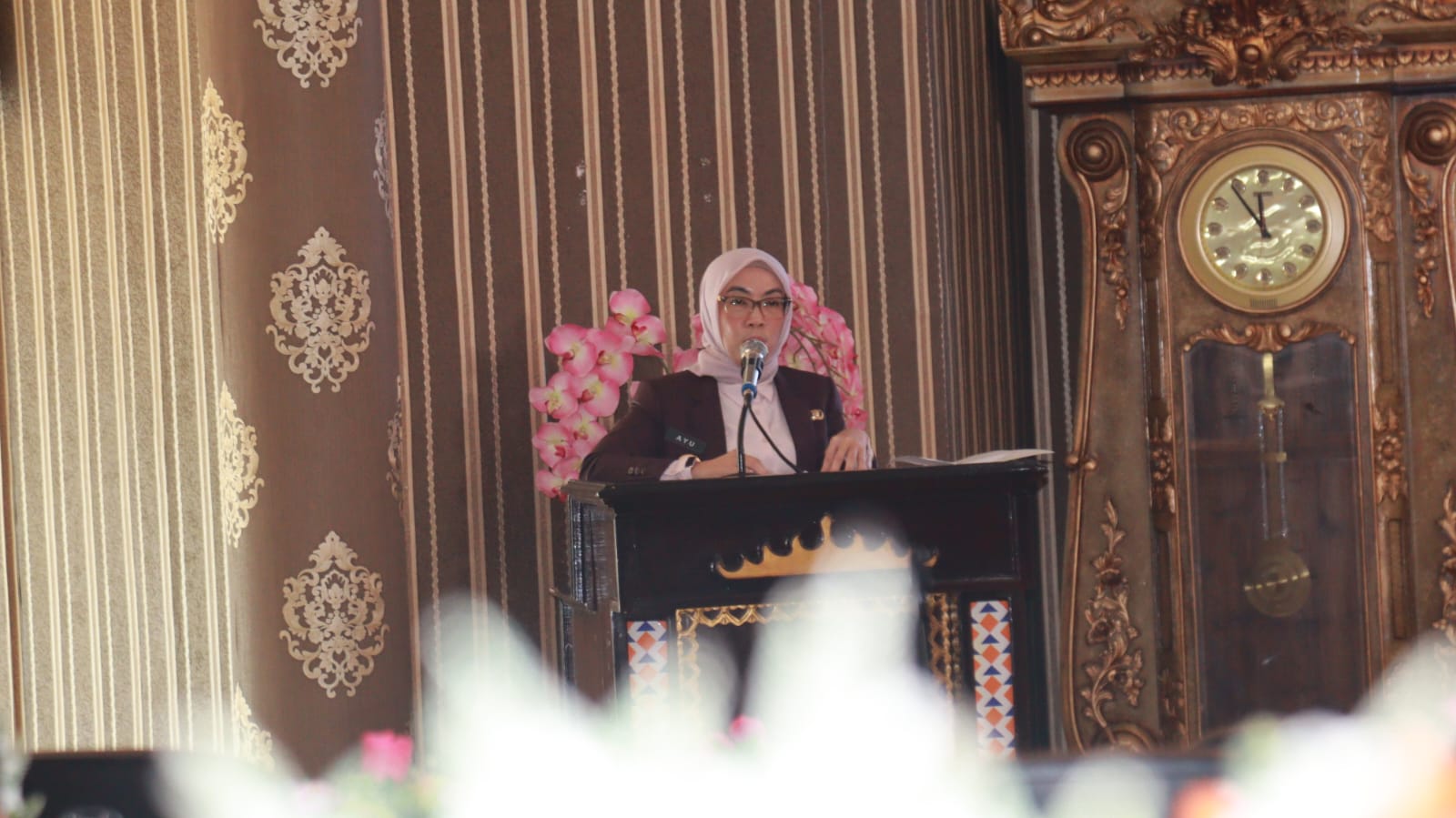 Bupati Ayu Asalasiyah Hadiri Rapat Paripurna DPRD Way Kanan