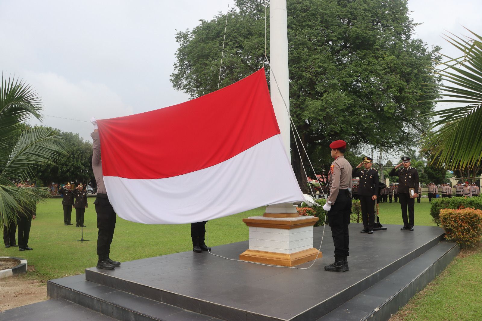 Polres Lampung Tengah Gelar Upacara Peringatan Hari Sumpah Pemuda ke-97