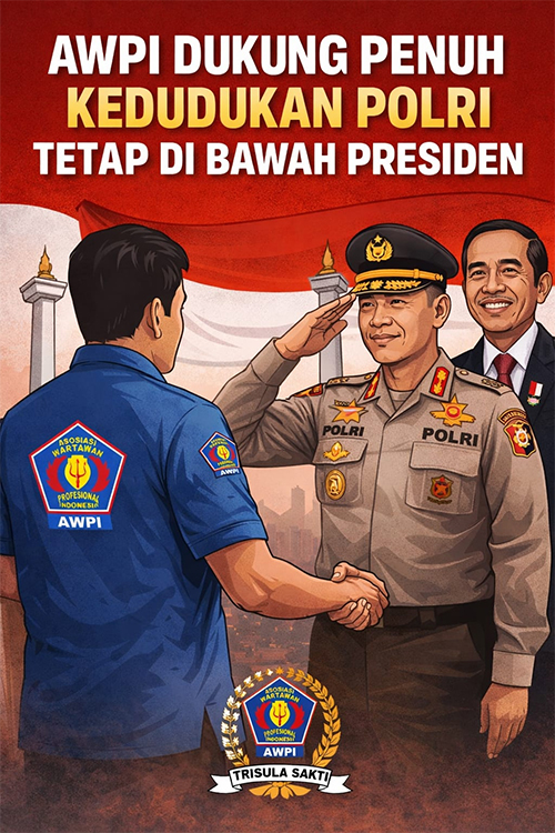 AWPI Dukung Polri Tetap di Bawah Presiden Sesuai Konstitusi
