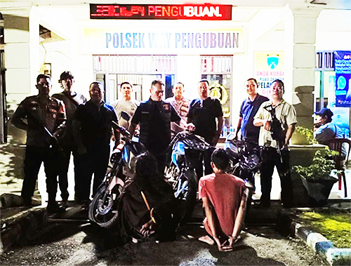 Singkat, Tekab 308 Polsek Way Pengubuan Gulung Pelaku Curat