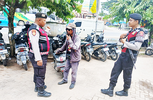 Sat Samapta Polres Lamteng Perketat Patroli Akhir Pekan