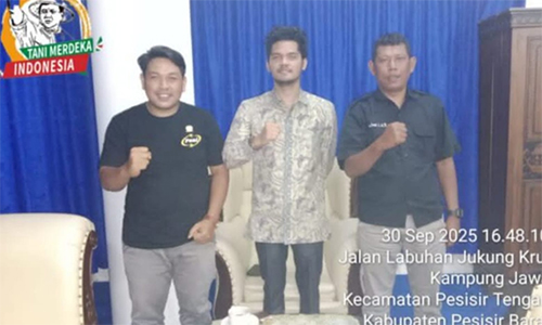 DPD TMI Pesibar Audiensi dengan Ketua DPRD, Bahas Program Koperasi Petani