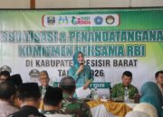Ketua Umum TP-PKK Kabupaten Pesisir Barat, Buka Penandatanganan Komitmen RBI
