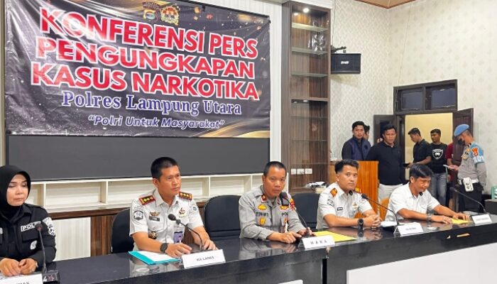 Sinergitas Antar Lembaga Penegak Hukum, Penyelundupan Narkotika di Lapas Kota Bumi Terungkap 