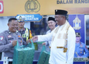 Gandeng Bank Lampung, Plt. Bupati Lamteng Bagikan Ratusan Takjil di Bandar Jaya