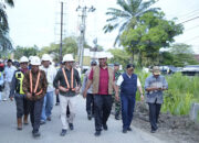 Terima Kunker Gubernur, Plt. Bupati Lamteng Resmikan Groundbreaking Jalan Bangun Rejo–Kalirejo