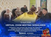 Tingkatkan Kinerja ASN, Kejari Way Kanan Ikuti Zoom Meeting dari Kejaksaan RI