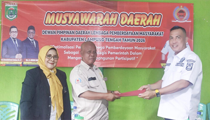 Andi Satria Kembali Nahkodai DPD LPM Lamteng Periode 2026–2031