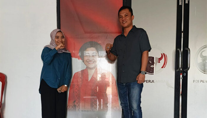 Ketua YLPK PERARI Lampung Sambangi Kantor DPC PDIP Lamteng