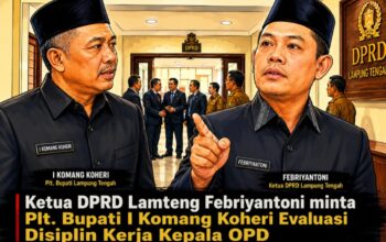 Ketua DPRD Desak Evaluasi Kinerja Kepala OPD, Plt. Bupati Lamteng Siap Perketat Disiplin