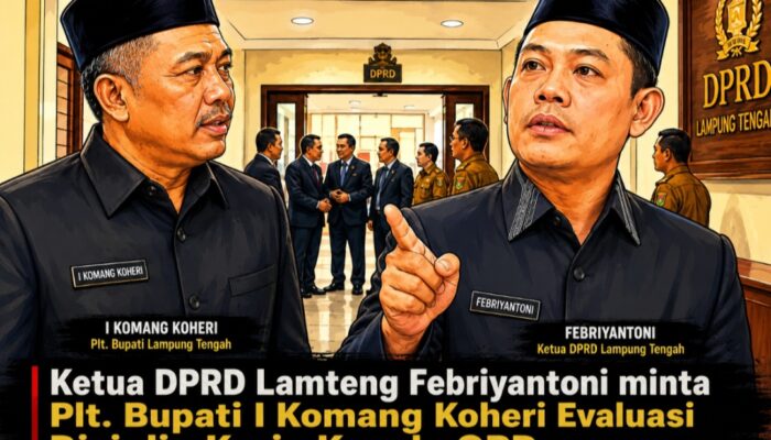 Ketua DPRD Desak Evaluasi Kinerja Kepala OPD, Plt. Bupati Lamteng Siap Perketat Disiplin