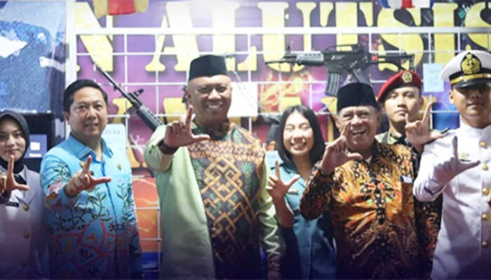 Kompak, Plt. Bupati dan Sekda Lamteng Hadiri Peresmian Hari Jadi Lampung Tengah Ke-80