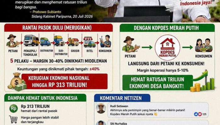 Presiden Prabowo: Koperasi Merah Putih Perkuat Ekonomi Desa