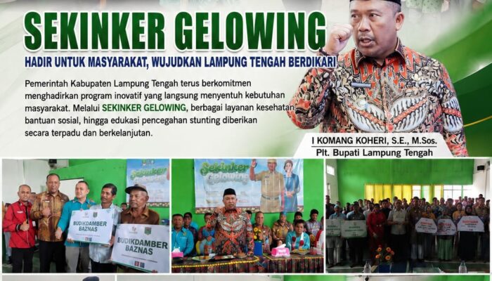 SEKINKER GELOWING Disambut Antusias, Warga Mataram Udik Apresiasi Pemkab Lamteng Hadirkan Pelayanan Terpadu Hingga Kampung
