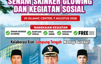 Jumat Berkah Bersama FKUB, Pemkab Lamteng Hadirkan Senam SEKINKER GELOWING dan Aksi Sosial Perkuat Kerukunan Umat