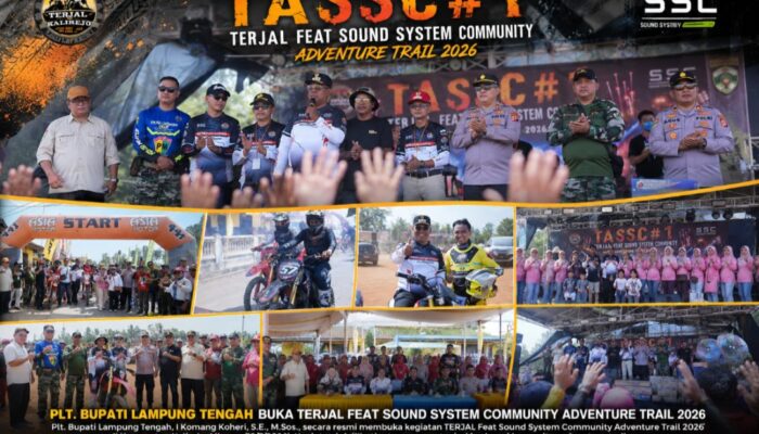 Plt. Bupati Lamteng Buka TERJAL Feat Sound System Community Adventure Trail 2026, Dorong Sport Tourism dan Perekonomian Masyarakat