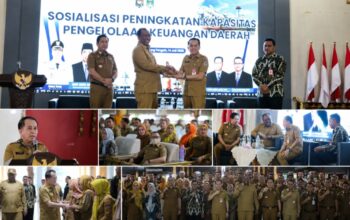 Tingkatkan Tata Kelola Pemerintahan, Plt. Bupati Lamteng Buka Sosialisasi Peningkatan Kapasitas Pengelola Keuangan Daerah