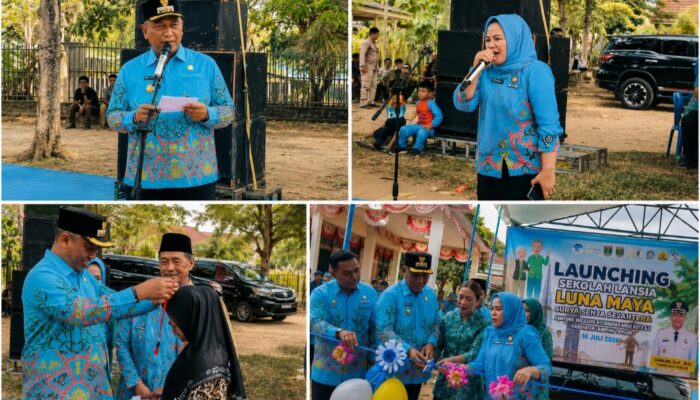 Plt. Bupati Lamteng Launching Sekolah Lansia Surya Senja Sejahtera, Dorong Terwujudnya Lansia Sehat, Mandiri, dan Produktif