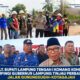 Plt. Bupati Lamteng Dampingi Gubernur Lampung Tinjau Perbaikan Ruas Jalan Gunungsugih–Kotagajah