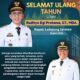 Komang Koheri Ucapkan Selamat Ulang Tahun Kepada Bupati Lampung Selatan Radityo Egi Pratama