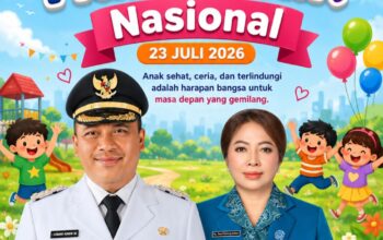 Plt. Bupati Lamteng: Hari Anak Nasional Momentum Wujudkan Generasi Sehat dan Berkualitas