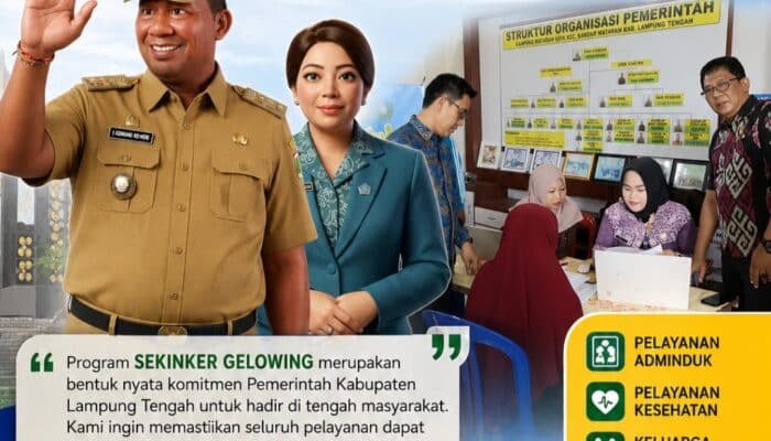 SEKINKER GELOWING Dekatkan Pelayanan, Warga Mataram Udik Apresiasi Pemkab Lampung Tengah