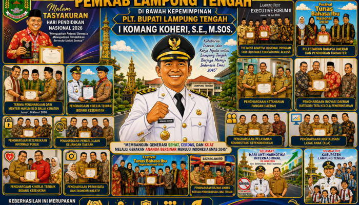 Dibawah Kepemimpinan Plt. Bupati I Komang Koheri, Pemkab Lamteng Borong Berbagai Penghargaan, Bukti Kinerja Seluruh OPD