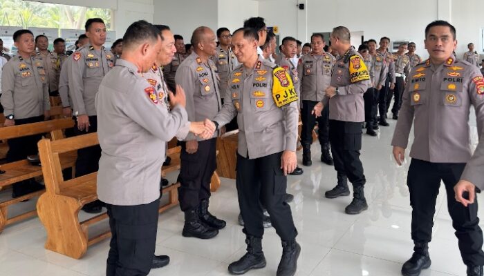 Kapolda Lampung Berikan Pesan Moril Bagi Jajaran Polres Pesisir Barat
