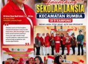 Launching Sekolah Lansia di Rumbia, Dorong Lansia Tetap Sehat dan Produktif