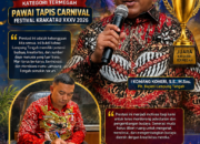 Lampung Tengah Juara Kategori Termegah Pawai Tapis Carnival Festival Krakatau 2026, Plt. Bupati Lamteng dan Nur Rohman Apresiasi Semangat Budaya dan Kreativitas