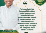 Komang Koheri: Peringatan Maulid Nabi Jadi Momentum Perkuat Ukhuwah Umat di Lampung Tengah