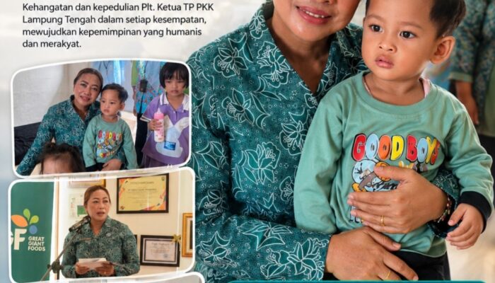 Plt. Ketua TP PKK Lampung Tengah Berbaur Bersama Anak-anak di PT GGP