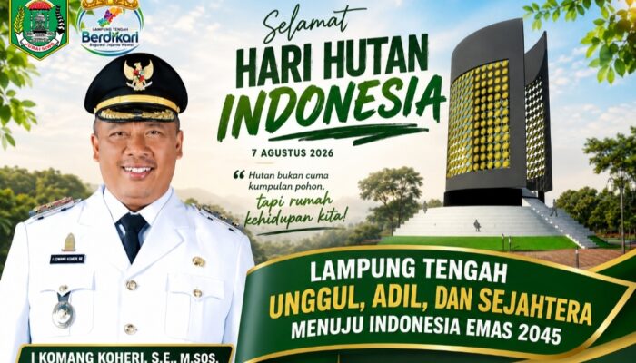 Plt. Bupati Lamteng Ajak Masyarakat Jaga Kelestarian Alam pada Peringatan Hari Hutan Indonesia 2026