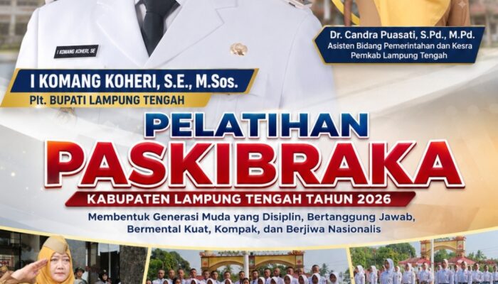 Pelatihan Paskibraka Lamteng Bentuk Generasi Muda Disiplin dan Berkarakter
