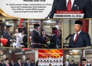 Plt. Bupati Lamteng Kukuhkan Paskibraka 2026 dan Lantik DPPI Periode 2026–2030