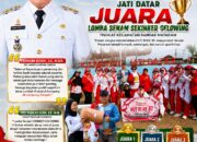 Jati Datar Juara Lomba Senam SEKINKER GELOWING Bandar Mataram, Plt. Bupati Lamteng Ucapkan Selamat