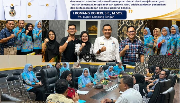 Perjuangan Guru Paruh Waktu Mendapat Respons Positif, Ketua PGRI Lampung Tengah Apresiasi Pemkab