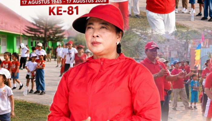 Semarak HUT Ke-81 RI, Warga Ramaikan Senam SEKINKER GELOWING di Rama Dewa