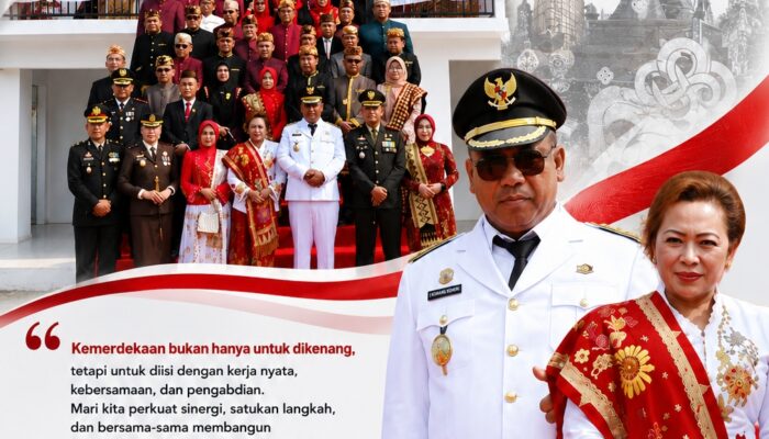 HUT ke-81 RI, Plt. Bupati Lamteng Ajak Forkopimda dan Kepala OPD Perkuat Sinergi Membangun Daerah